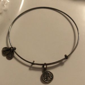 Alex and Ani Mini Initial A Bracelet